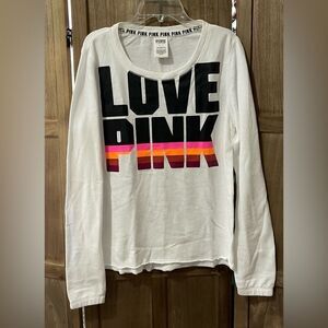NWOT.  Pink lightweight sweatshirt.